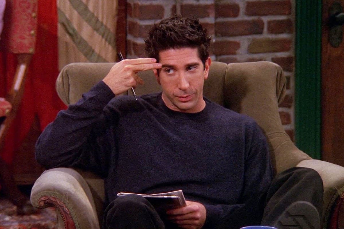 David Schwimmer interpretó a Ross Geller, el personaje más cercano a uno de anime al saber karate y dominar el estado 'unagi'.