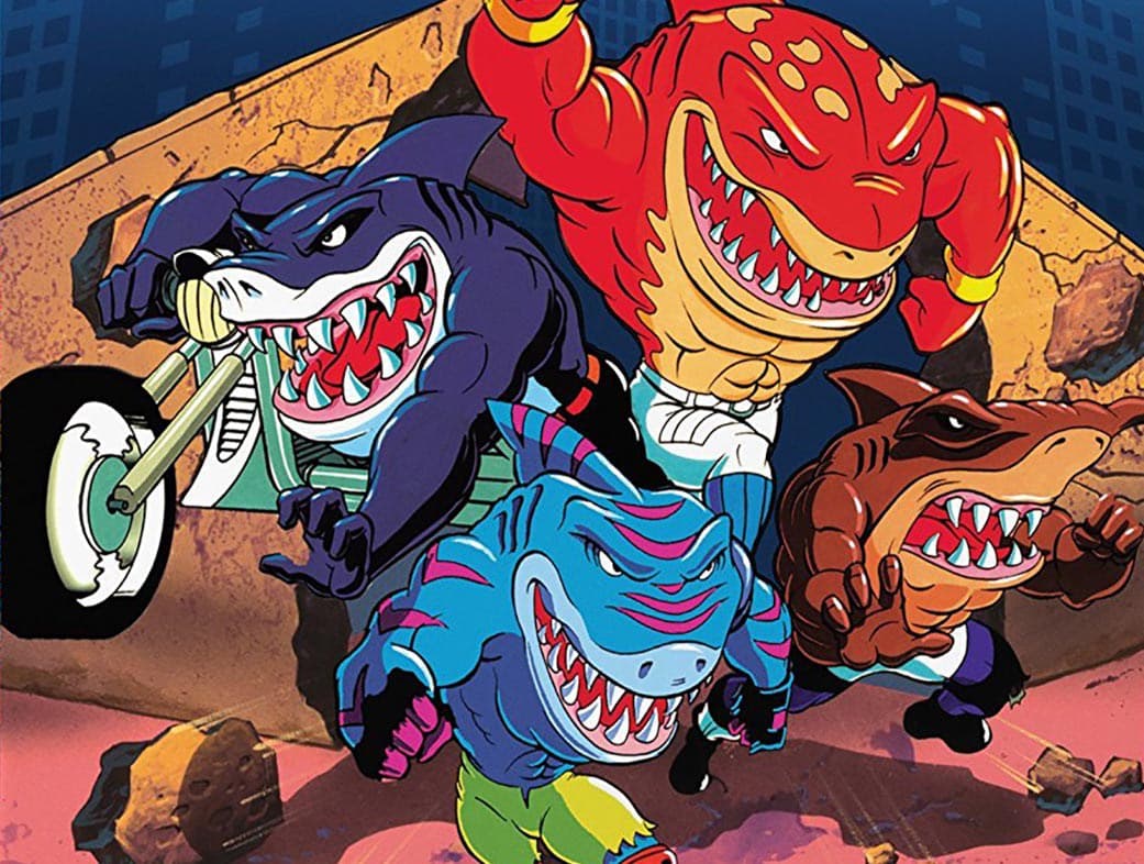 Street Shark y otras caricaturas con animales rudos