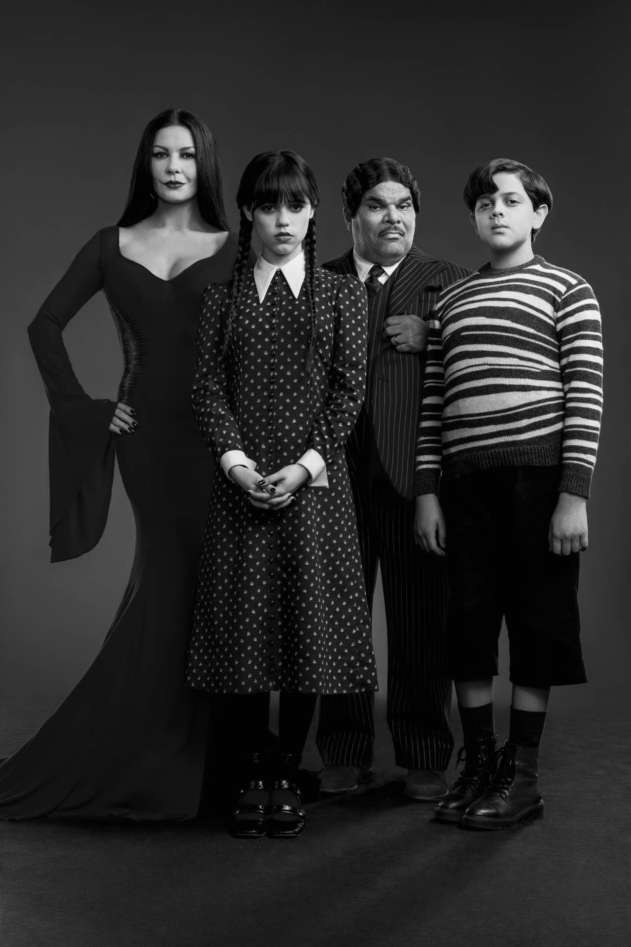 Así se verá la familia Addams en la serie 'Merlina' (Wednesday) de Netflix.