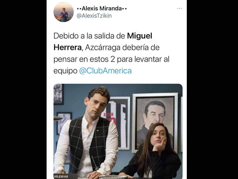 Algunas personas propusieron a los hermanos Iglesias, de la serie 'Club de Cuervos', para dirigir el equipo.