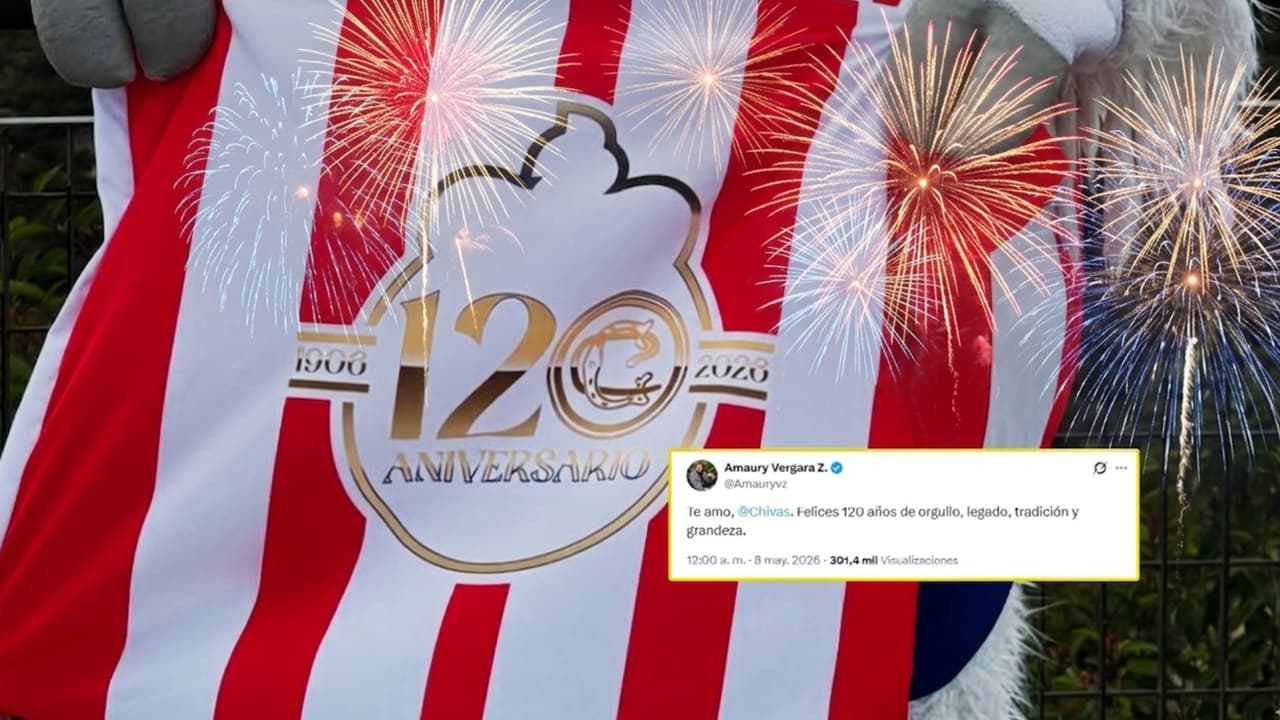 Chivas celebra su 120 aniversario y Amaury Vergara lanza este mensaje