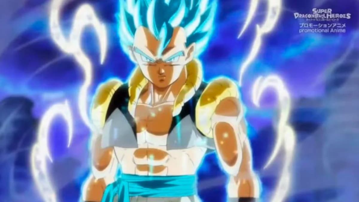 Gogeta alcanzó el SSJ Blue para derrotar a Black