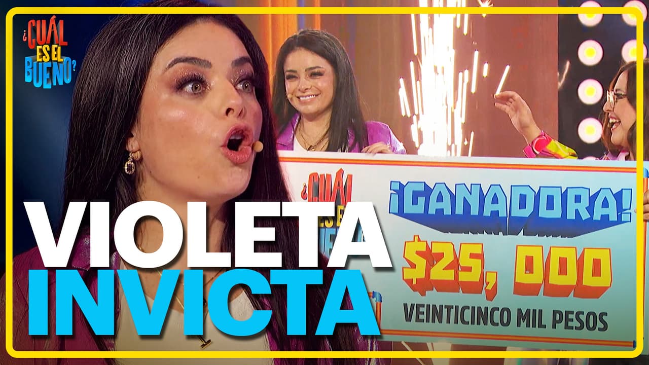 Violeta Isfel ROMPE RÉCORD y se va INVICTA de ¿Cuál es el Bueno?