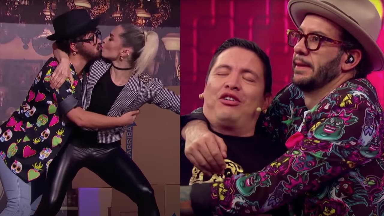 ¡Besos de ceniza, Me Caigo de Risa! Faisy y Armando encabezan top de tremendos besotes en el programa