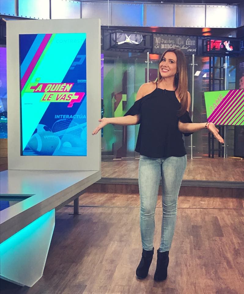 En '¿A quién le vas?' la vemos con Nahima Choura, Jimena Álvarez, Guillermo Schutz, Raoul Ortíz, Miguel González. Alfredo Tame.Para que sepas, Olle le va al Barcelona (nació ahí).