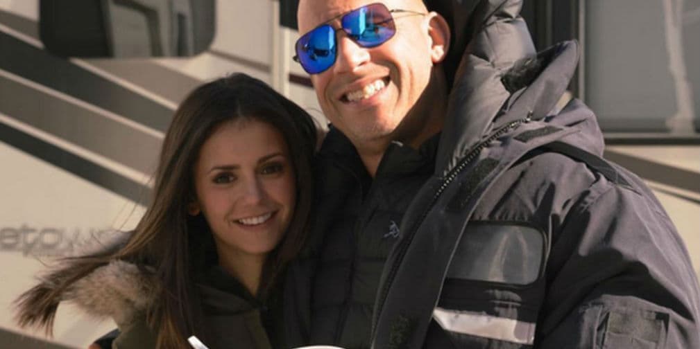 Nina Dobrev se divierte con Vin Diesel