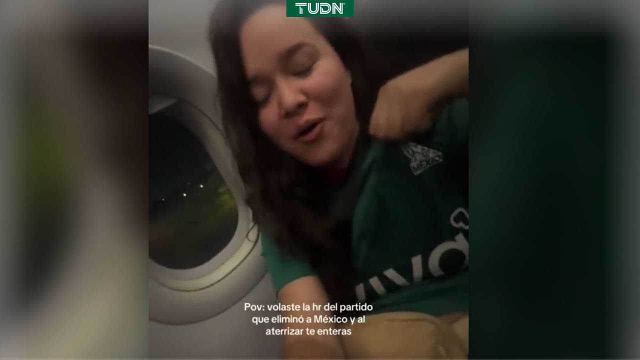 Piloto conmueve a pasajeros con mensaje tras derrota de México