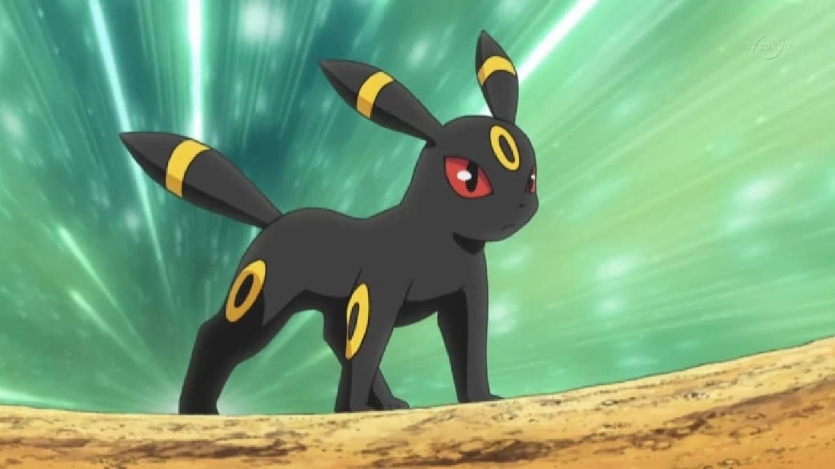 Umbreon, la oscura evolución de Eevee, se quedó con la quinta plaza.