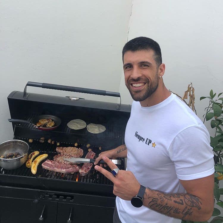 En fan de la carne asada y así lo demostró el pasado 4 de julio.