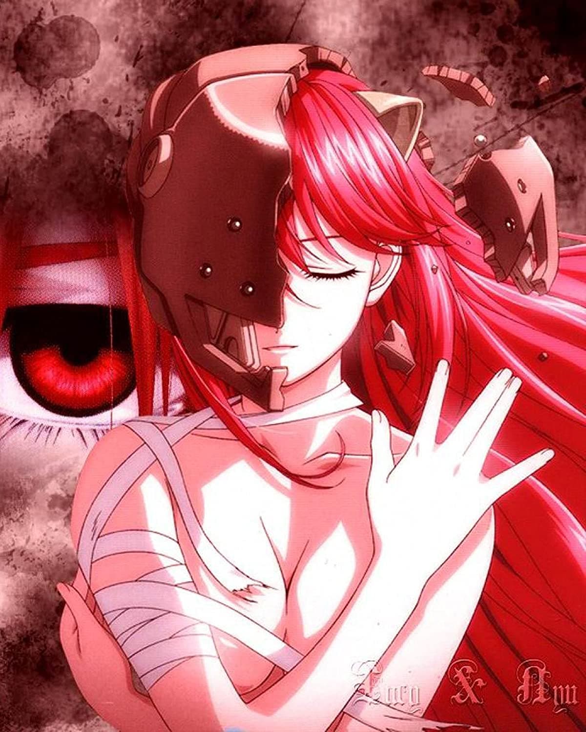"Oh, quam sancta"... Entre la ternura y el peligro, así es el perfil de Lucy/Nyu/Kaede en 'Elfen Lied'.