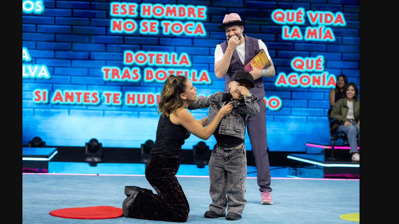 Abelito demostró su capacidad de improvisación junto a Ale en ‘Ponle Play’