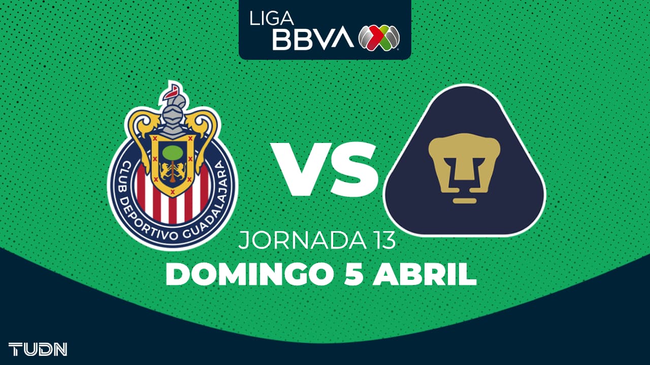 Horario y dónde ver el Chivas vs. Pumas de la Jornada 13 del Clausura 2026