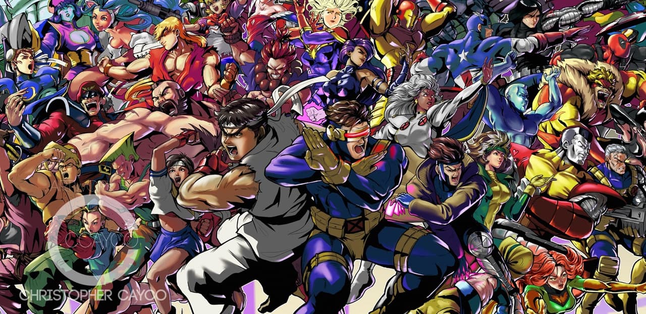 Mira a todos los personajes de Marvel vs. Capcom juntos