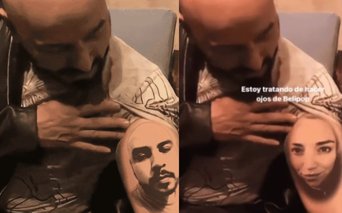 Quítate, Belinda: Nuevo filtro de Instagram te pone en el tatuaje de Lupillo Rivera