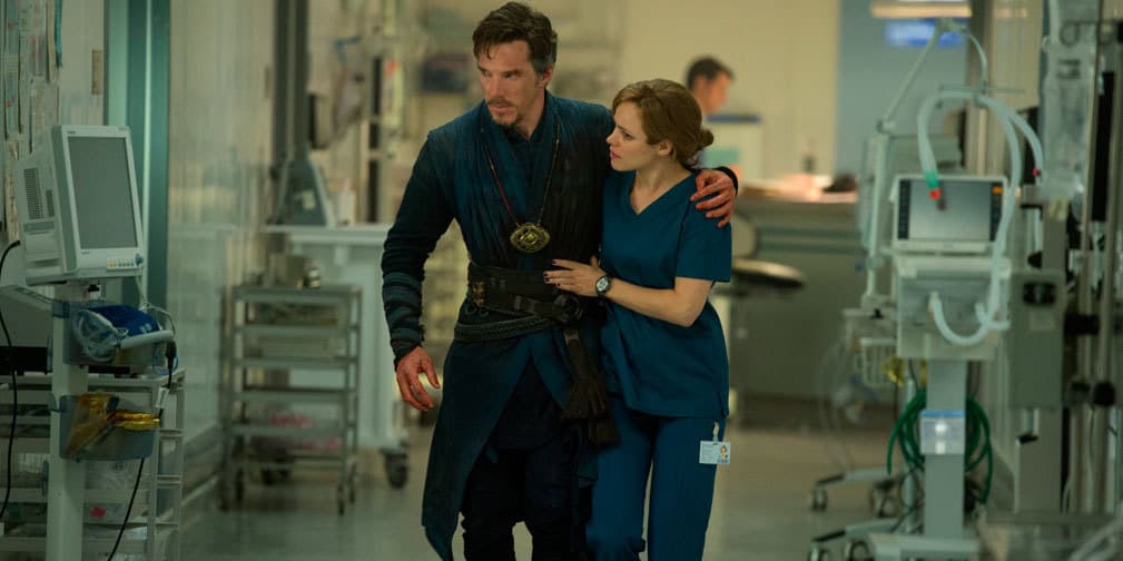 Este año pudimos verla junto a Doctor Strange como Christine Palmer.