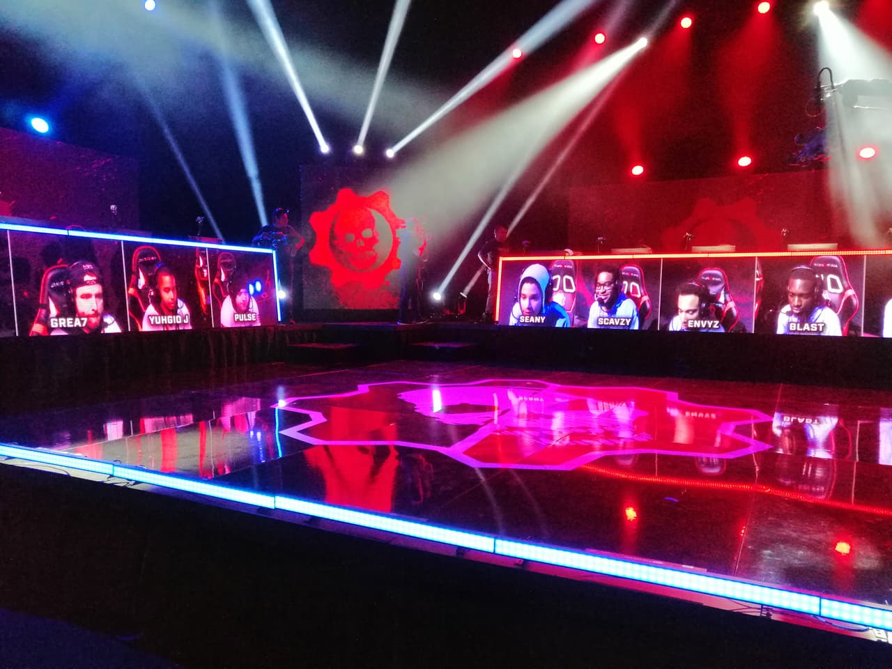 Grandes jugadores ocuparon el escenario.