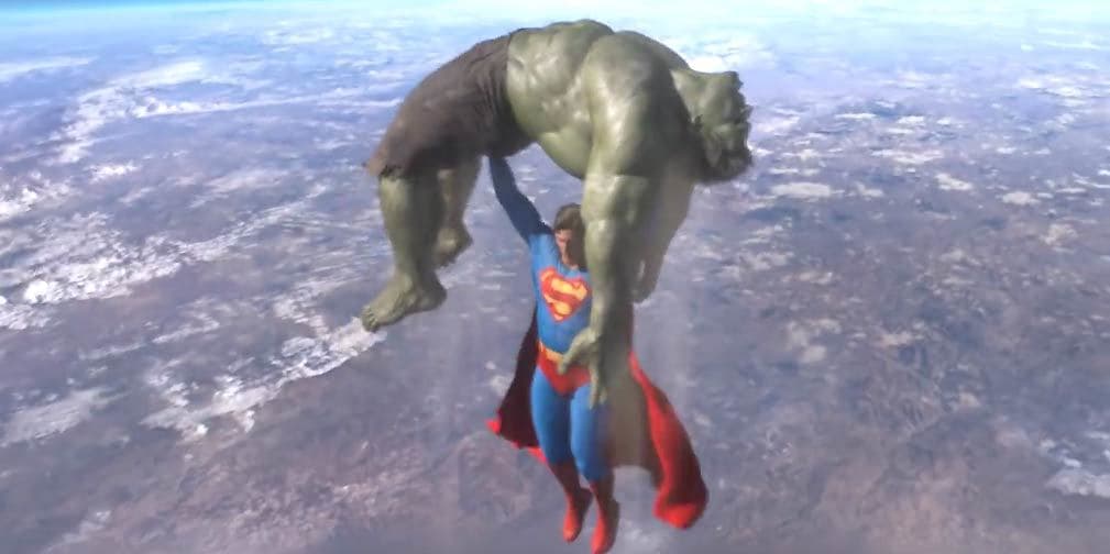 ¡Esta pelea entre 'Superman' y 'Hulk' es lo mejor que verás hoy!