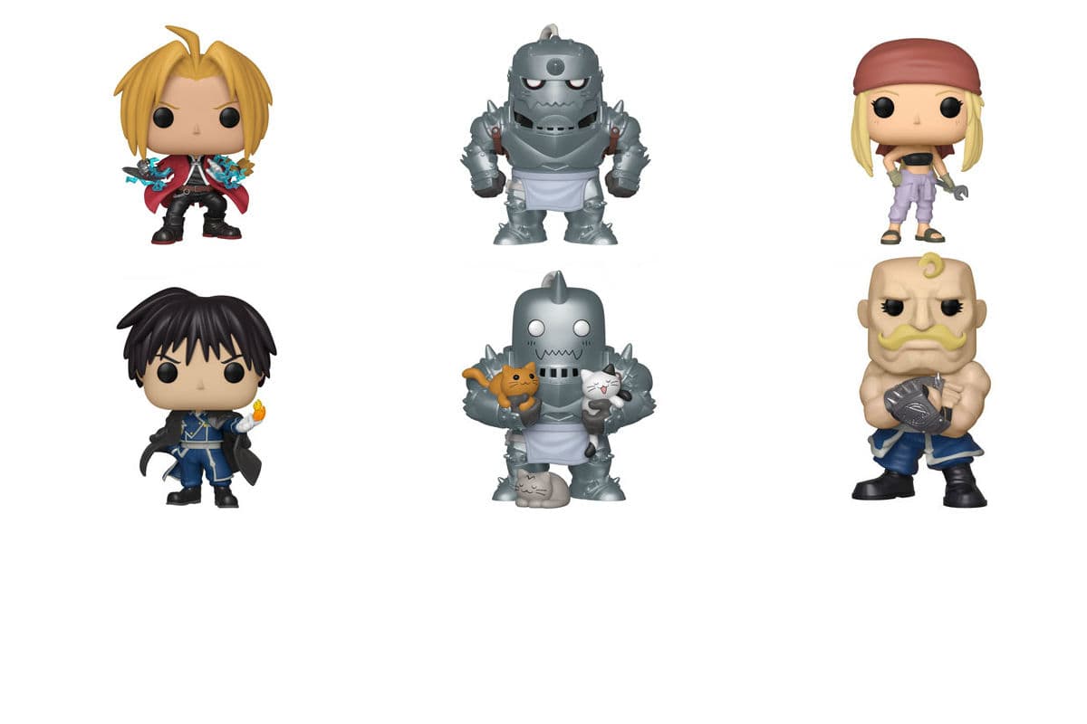 ¡Ya salieron los Funkos de Fullmetal Alchemist!
