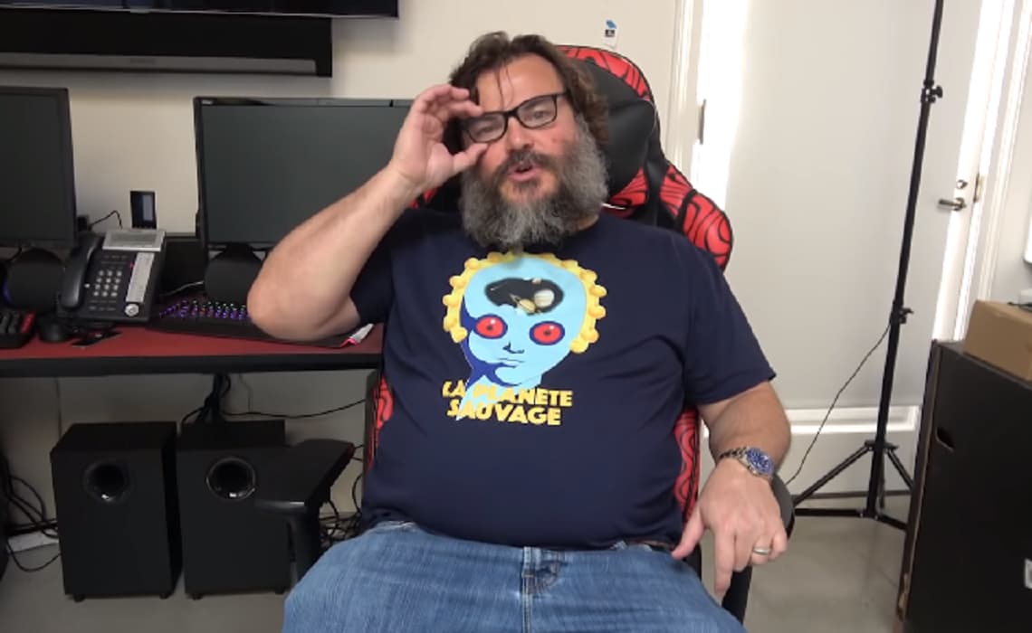 Jack Black ya subió un video jugando a YouTube