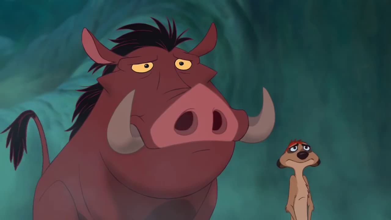 Cuando Pumbaa, Timón y Simba miran a las estrellas, el trío se ríe ante la idea del jabalí en torno a que las estrellas son bolas de gas. Bueno, pues justamente eso son las estrellas. Bolas de gas o plasma.