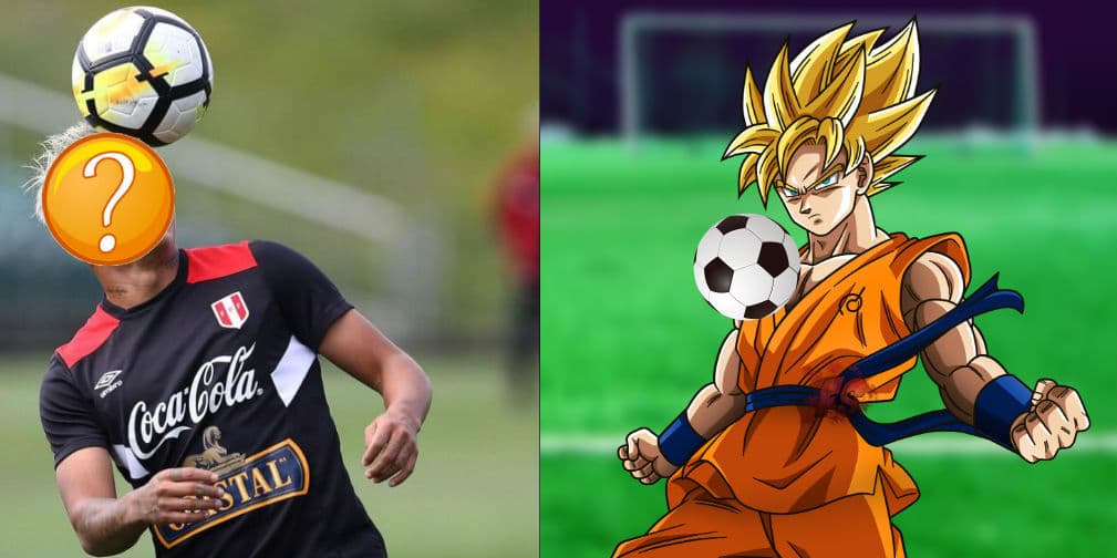 Futbolista es fan de 'Goku' y copia su peinado de súper saiyajin