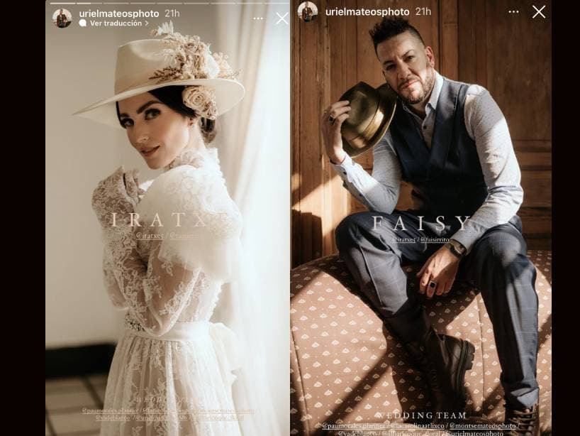 Primeras imágenes de la boda de Faisy e Iratxe.