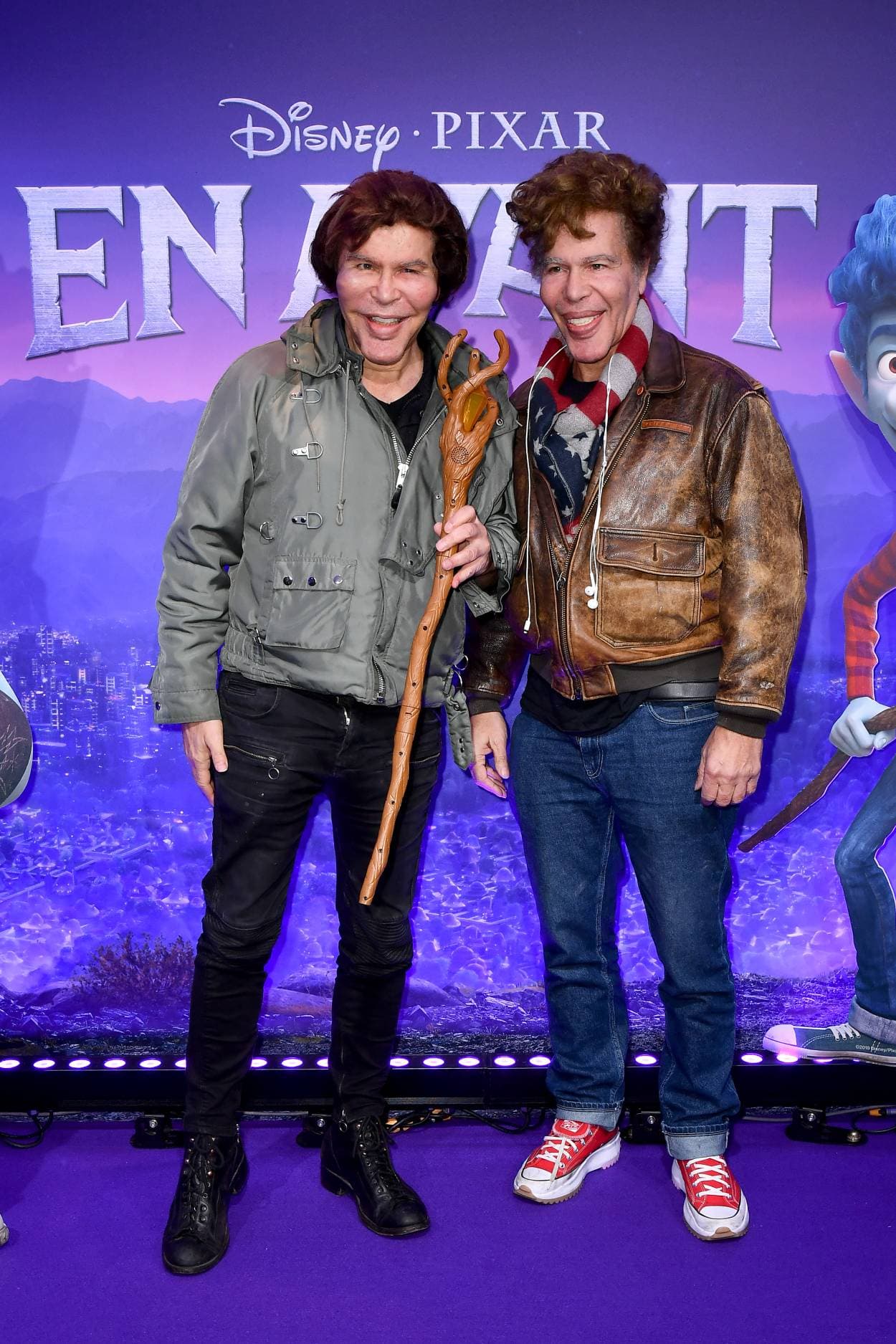 Igor y Grichka Bogdanoff en la alfombra roja de 'Unidos'