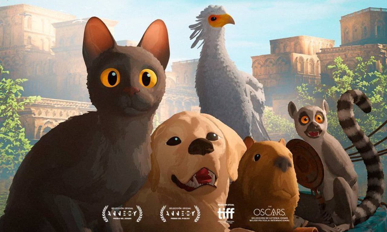 Película animada 'Flow'.