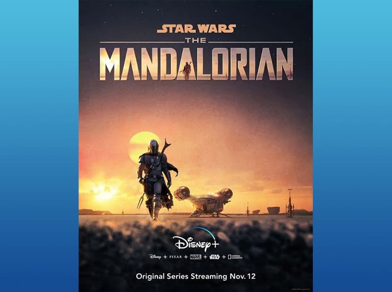 En su cuenta de Instagram han compartido los posters de varias de sus series, incluyendo 'The Mandalorian', la primera serie 'live action' de la saga de 'Star Wars', estará disponible a partir del 12 de noviembre.