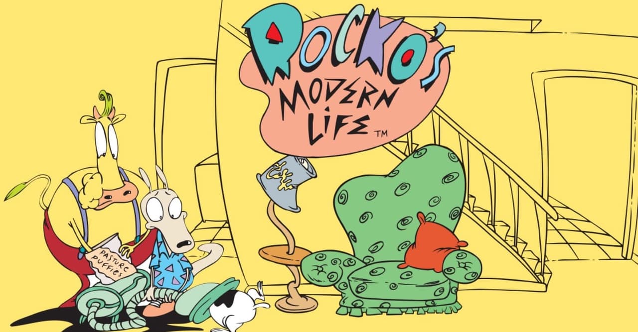 'La vida moderna de Rocko' una caricatura súper rara que contaba la historia de un ualabi adaptándose a la vida adulta.
