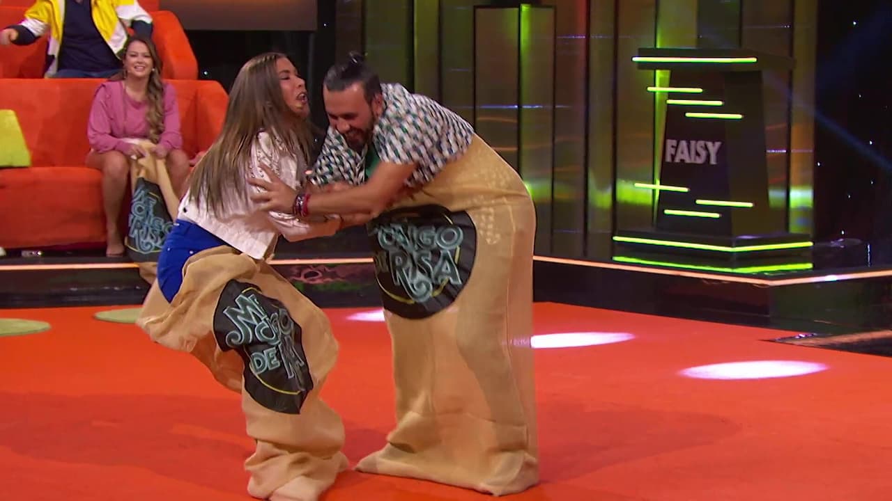 Mariazel y Ricardo Margaleff practican lucha olímpica con tal de ganar