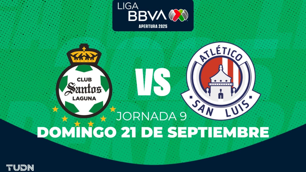 Horario y dónde ver el Santos vs. Atlético de San Luis del Apertura 2025