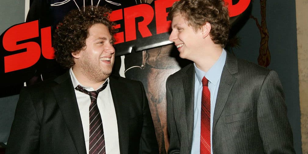 18. Michael Cera y Jonah Hill: Probablemente los más divertidos en la lista, hicieron migas durante Superbad.