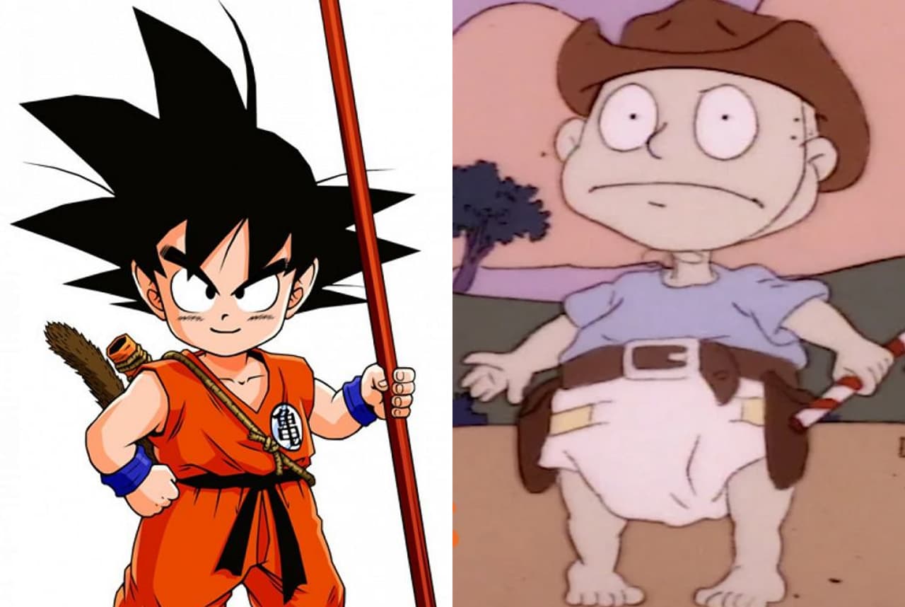 Esta seguro ya te la sabías, Goku niño y Tommy Pickles tienen la misma voz, la de Laura Torres.