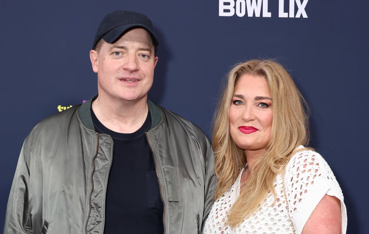 Brendan Fraser and Jeanne Moore.