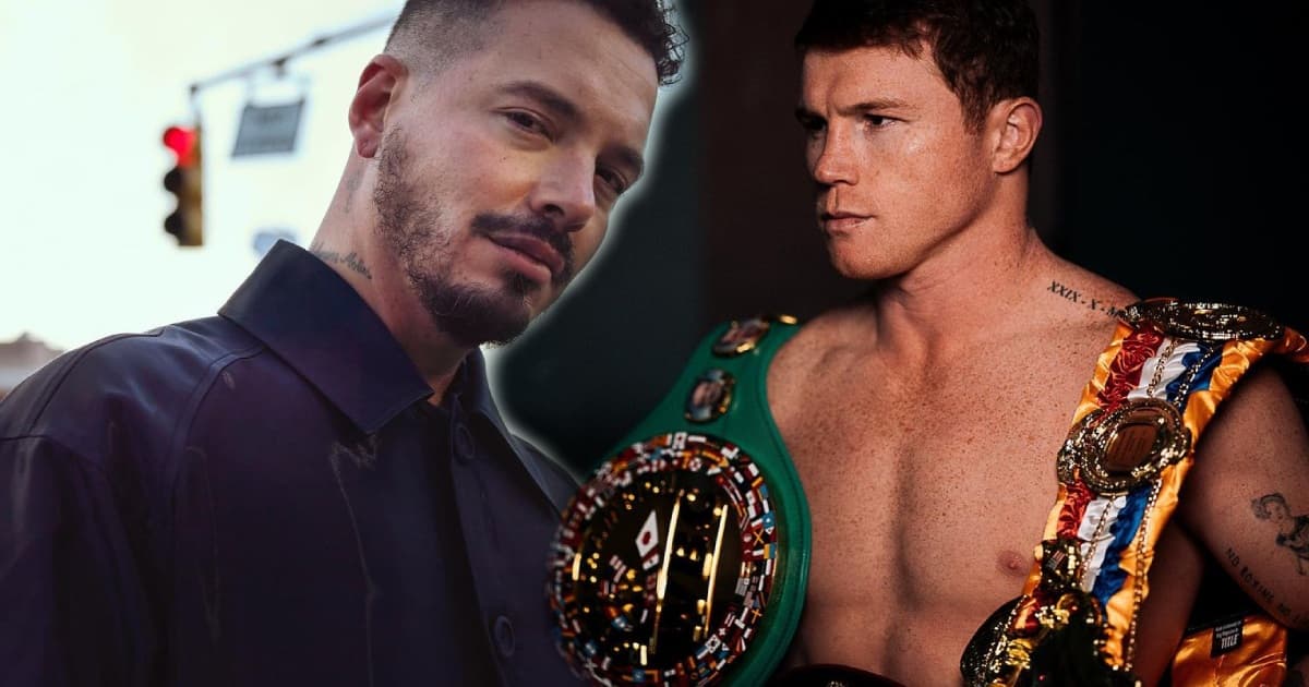 J Balvin retó a pelear al Canelo y se retractó cuando el boxeador aceptó