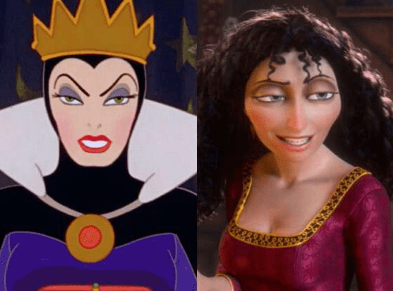 En 'Enredados', se ve en el cajón de Madre Gothel una daga y una caja muy parecida a las que la reina malvada le da al cazador en 'Blancanieves'. Esta observación hizo que algunos fans concluyeran que se trata de la misma persona.
