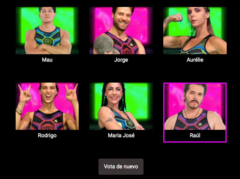 Visualización de la votación de refuerzos de Guerreros 2021