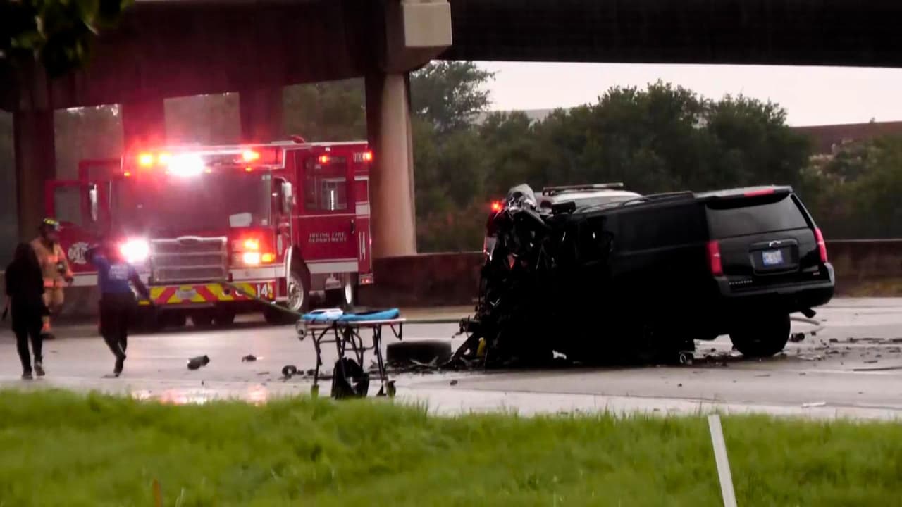 Dos muertos tras choque por conductor en sentido contrario cerca del Aeropuerto de Dallas-Fort Worth