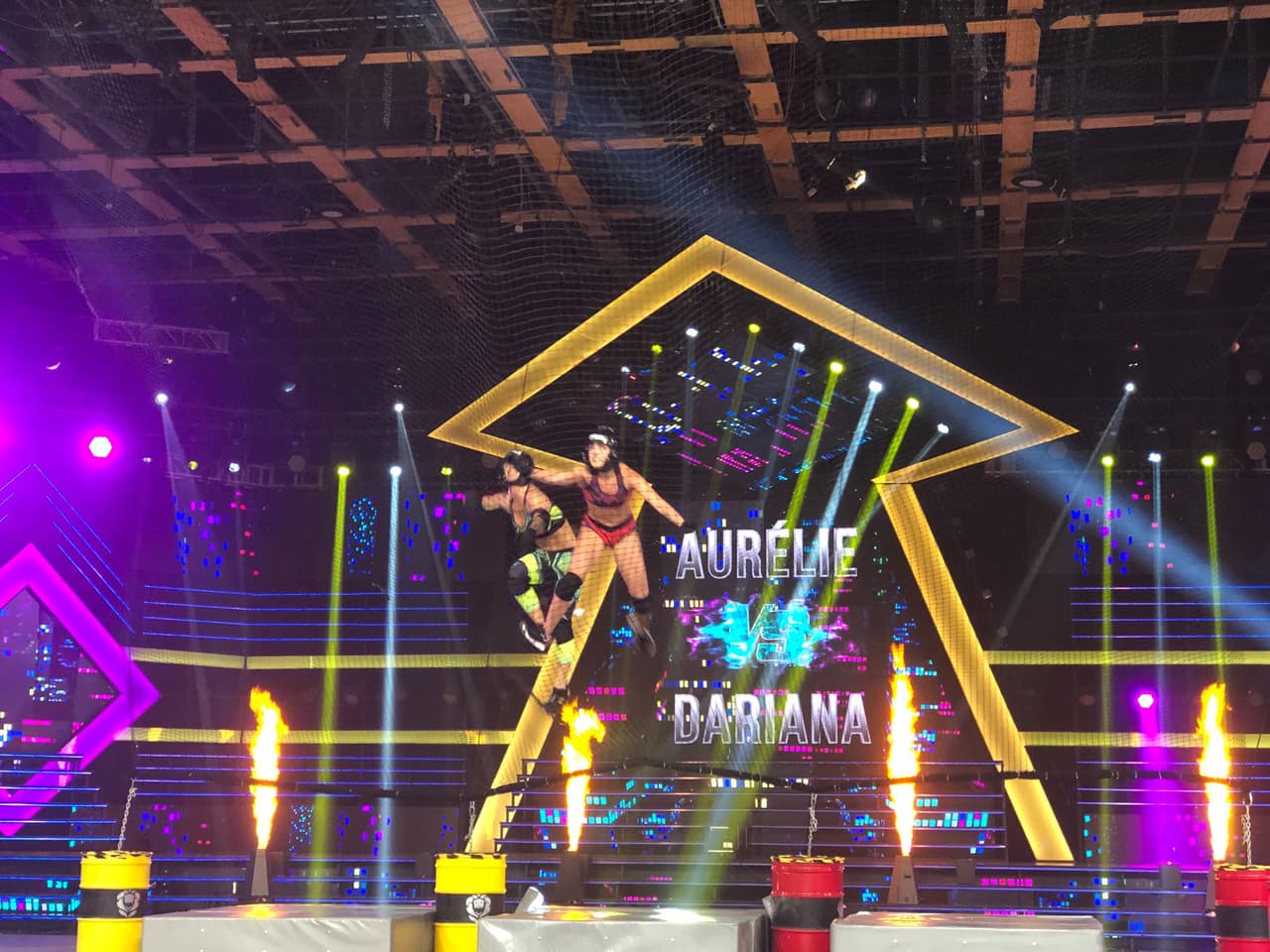 Mientras que Aurélie y Dariana dieron lo mejor, pero la Leona ganó ese round.