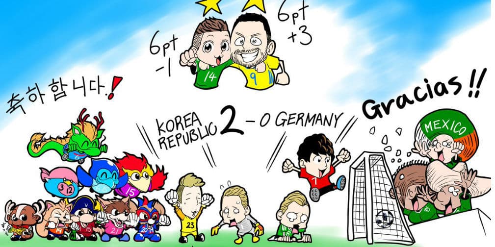 Este ilustrador japonés hizo del mundial un gran manga
