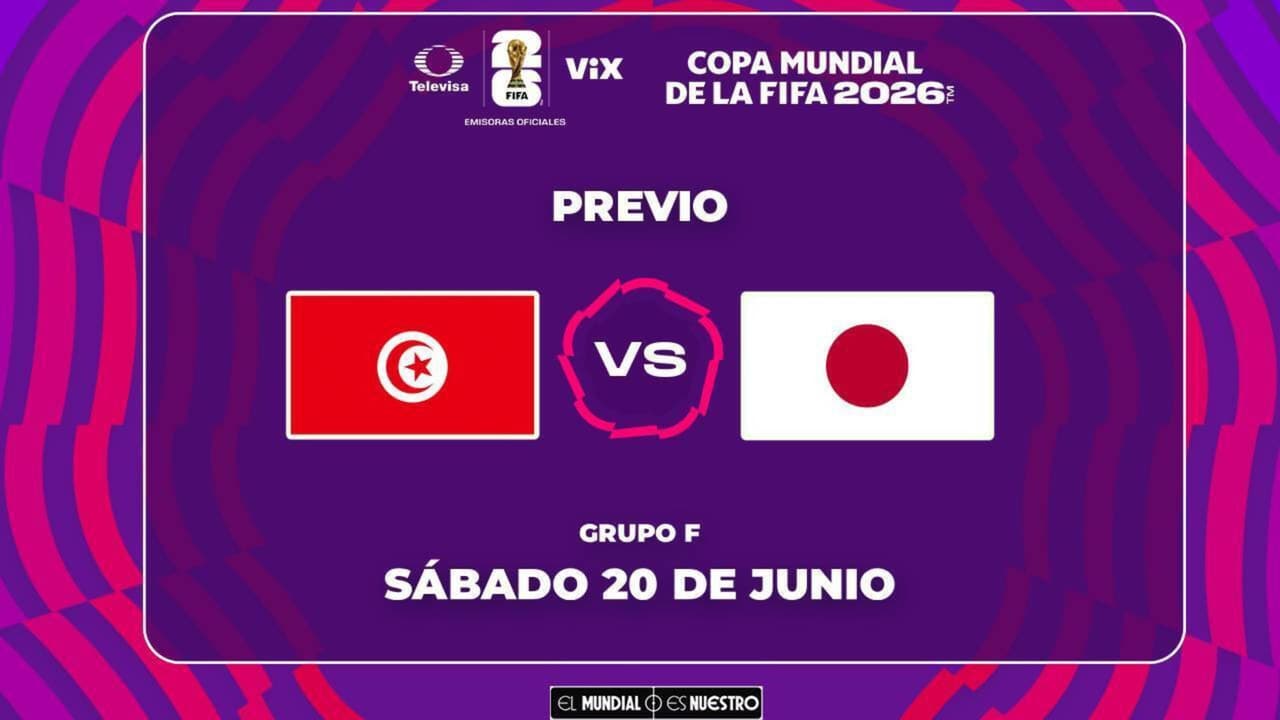 A qué hora y dónde ver el Túnez vs. Japón del Mundial 2026