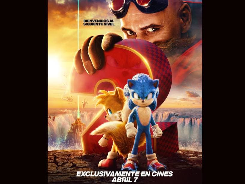Paramount Pictures presenta nuevo póster de 'Sonic 2'.