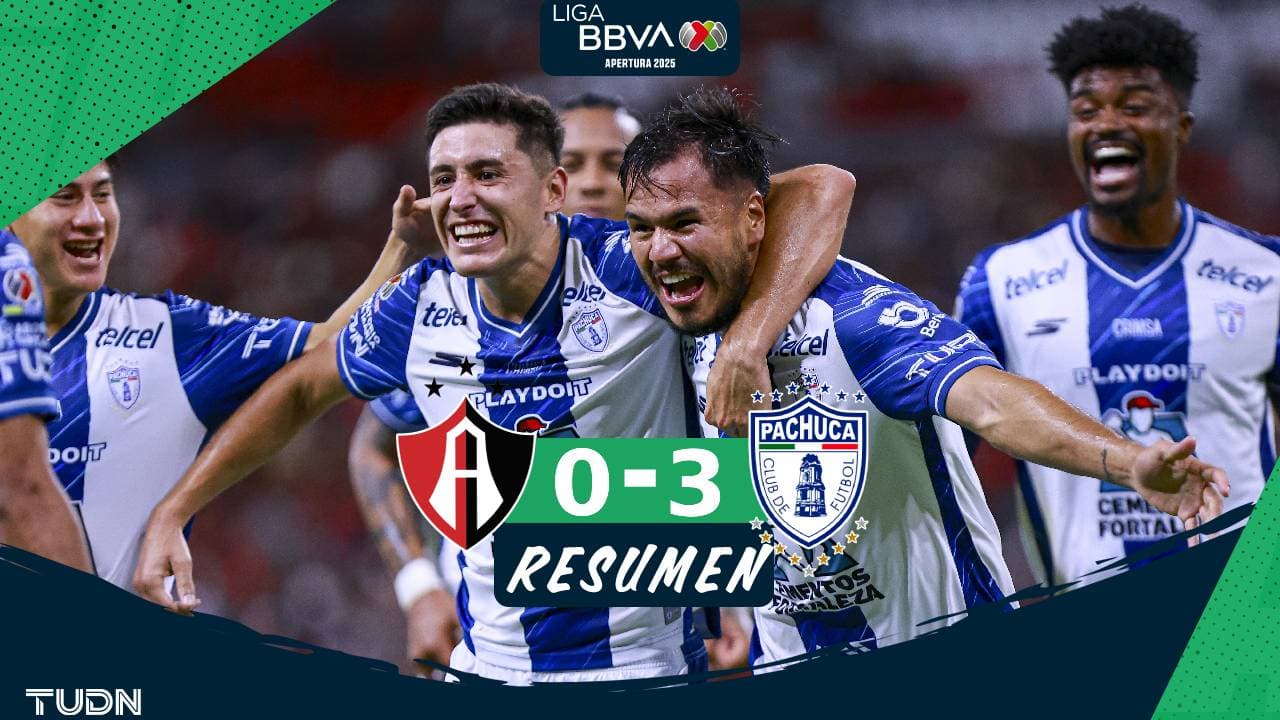 ¡Nadie para al LamborJimmy! Pachuca golea al Atlas y mantiene invicto 