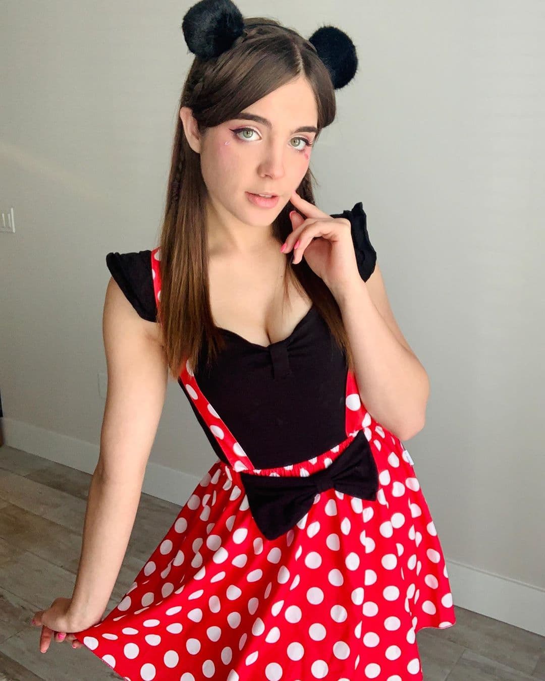 Un personaje más pop sería el de Minnie Mouse.