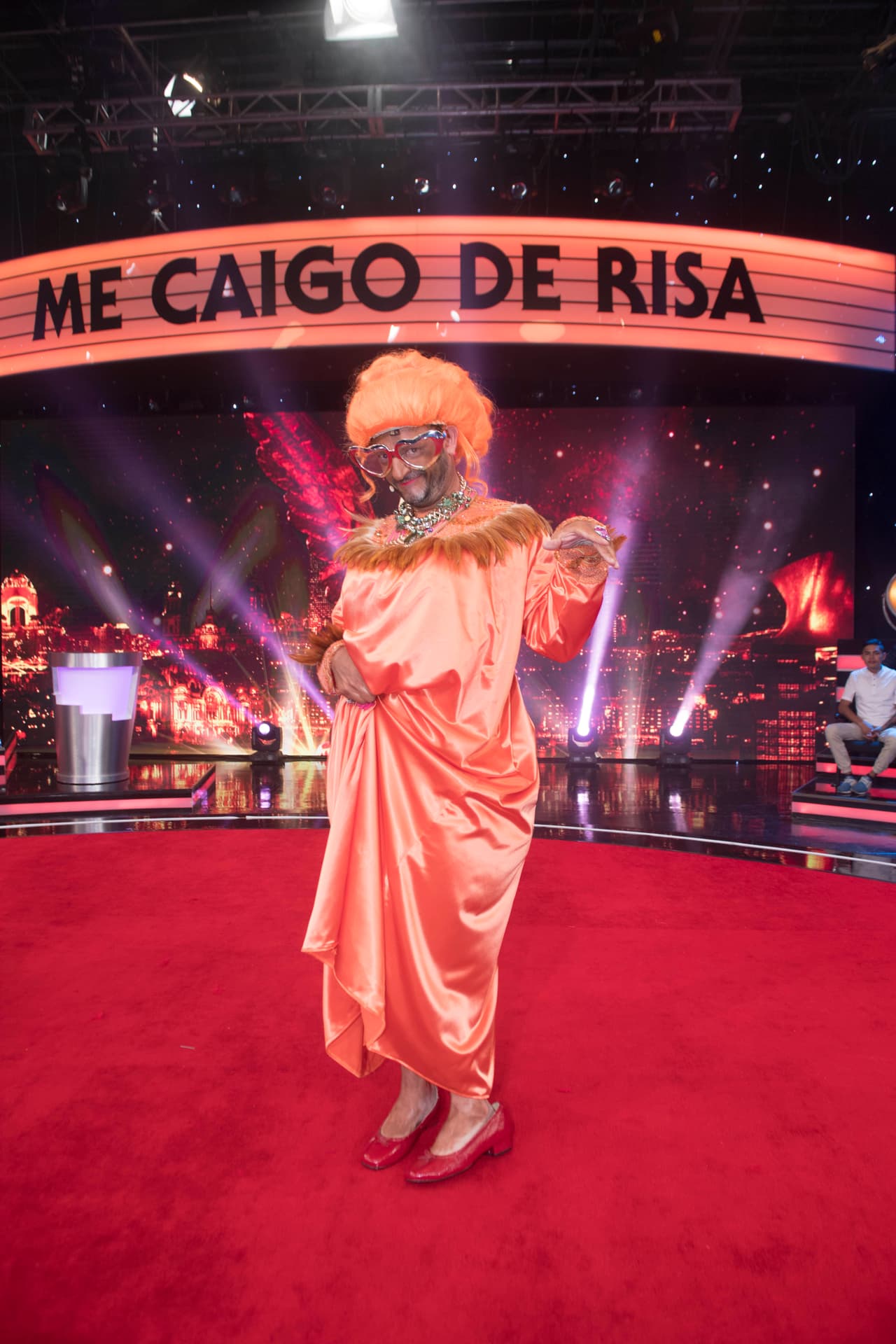 ¿Y qué tal cuando salió como Celia Cruz?
