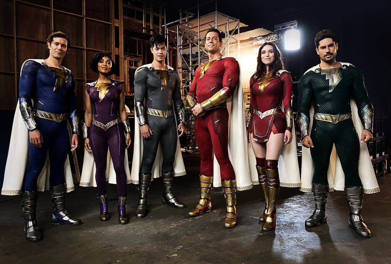 Shazam! Fury of the Gods revela primera imagen de la familia con sus trajes