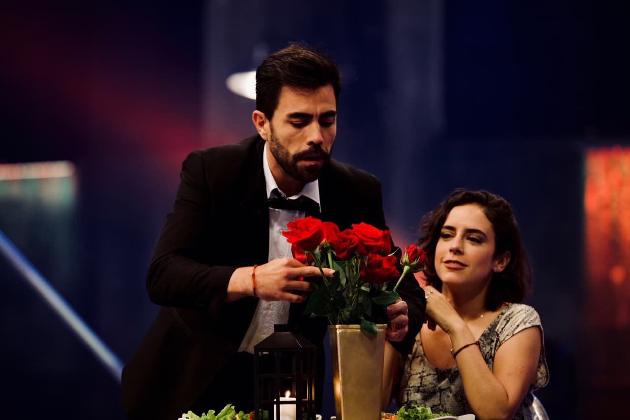 El único que logró ganar en esta prueba fue Efraín, quien se lució y seguramente ya le ha hecho más de una cena romántica a Pía.