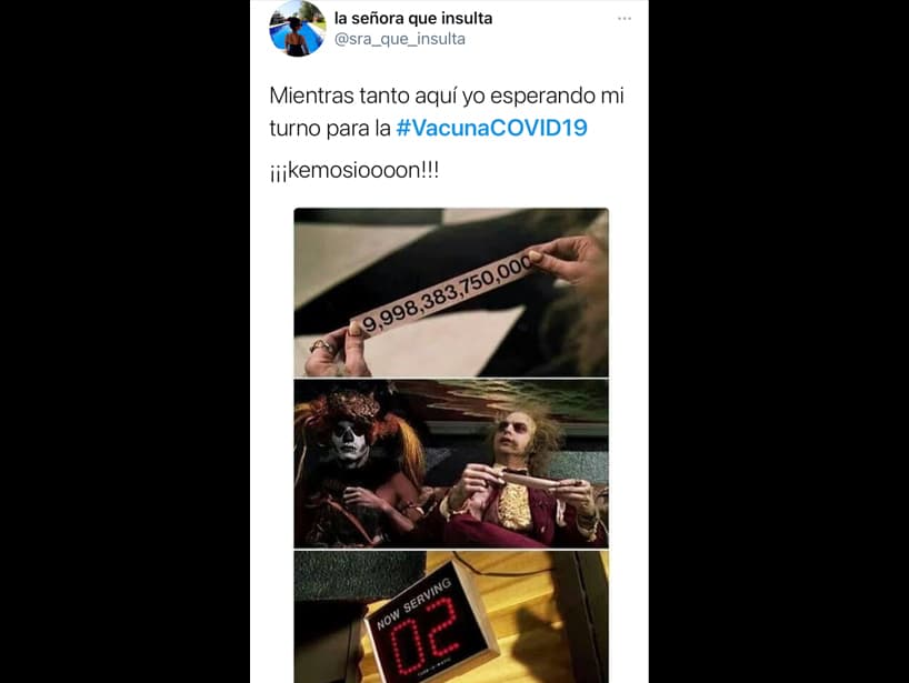 Esta espera se siente como una de las secuencias de 'Beetlejuice'.