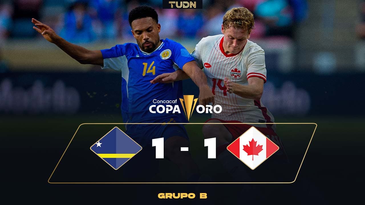 Curazao empata a Canadá de último minuto y vive en la Copa Oro